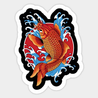 Koi Fish Sticker